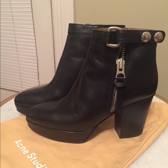 Acne studio plat form boots - Picture 2 of 6